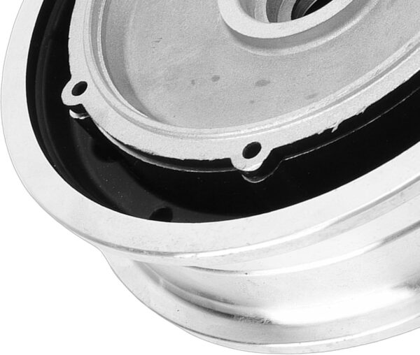 712VFp3pIkL._AC_SL1500_.jpg Keenso Cubo de Roda Dividida para Scooter Elétrica, Substituição de Liga de Alumínio de 3 Peças Com Remoção Rápida de Pneus, para Scooter Kukirin