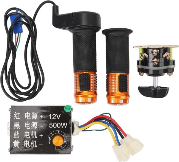 Controlador de bicicleta elétrica Control de alto torque Controle reverso interruptor Twist Twist Of para bicicleta elétrica triciclo elétrico motocicleta elétrica de alumínio 654g