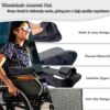 71404AAzoML._AC_SL1000_.jpg EDWERD Almofada de apoio de braço para cadeira de rodas para idosos - Bandeja de almofada de cotovelo de scooter de mobilidade, almofada macia, acessórios de estabilizador de braço de espuma de