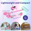 7144y9zLiHL._AC_SL1500_.jpg BELEEV Scooter V3 para crianças com rodas iluminadas, haste e deck, scooter dobrável de 2 rodas para meninas e meninos, 4 alturas ajustáveis, scooter leve com suporte prático para crianças de 3 a 12