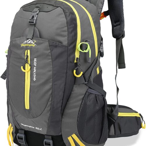 7149tMxEkL._AC_SL1500_.jpg Mochila de Viagem 40L Resistente à Água - Caminhada, Trekking e Escalada para Homens e Mulheres