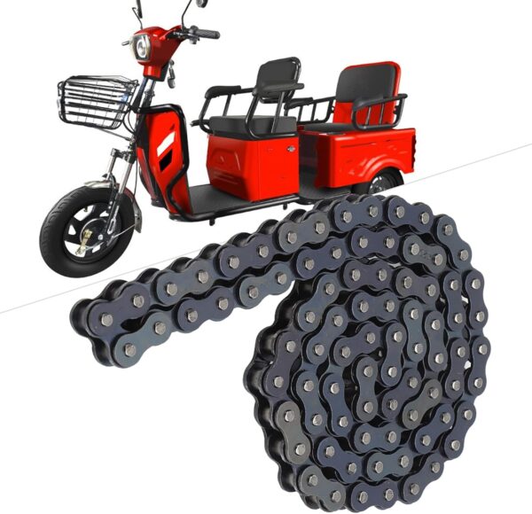 Corrente Elétrica do Triciclo, Acessório Bonde da Bicicleta do Trotinette Elétrico da Corrente do Motor de Alta Velocidade para o Triciclo Elétrico (Corrente tipo 420)