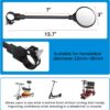 716dYzUtQML._AC_SL1500_.jpg Espelhos retrovisores de scooter de mobilidade para idosos com deficiência, 1 par (requer furos de parafuso de 10 mm no leme)