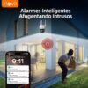 717aQw0TjvL._AC_SL1500_.jpg Câmera de Vigilância 4K para Ambientes Externos/Internos, Controle por APP, Zoom 8x, Visão Noturna Infravermelha, Rotação 355°/90°, IP66 à Prova d'Água-(MD-30162)