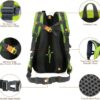 Domary Mochila de viagem 40L resistente à água para caminhada no acampamento laptop mochila de caminhada trekking e bolsas para escalar costas para homens e mulheres