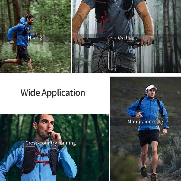 Bexiga de hidratação 1,5L/2L/2,5L/3L, bexiga de água de grande abertura para ciclismo, caminhada, acampamento