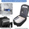 Mochila De Viagem Grande Impermeável, Com Porta Usb, Compartimento Para Sapatos, Bolsa Para Objetos úmidos, Mochila Para Notebook, Mochila Feminina