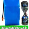 36v 4.4ah Bateria De Lítio 10s2p 36v Bateria 4400mAh Pacote De Íons De Lítio 42V 4400mah Scooter Torção Bateria Do Carro,36V4.4Ah