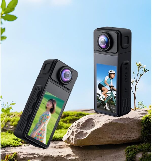 Câmera Esportiva de Polegar Magnética 4K Gravador Capacete WiFi Bolso para Andar a Cavalo Pets Kit C4 com Ângulo Disparo