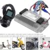 Triciclos elétricos Controlador sem escova 1000W Universal 36V 48V High Power Aluminium Shell 3 Modo LCD Conjunto para motocicletas elétricas triciclos