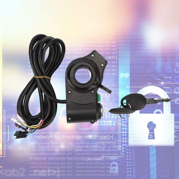 71EnXQBiMbL._AC_SL1001_.jpg RiToEasysports Acelerador de Polegar para Scooter, Bloqueio de Polegar, Display Elétrico de Tensão Em Tempo Real, 12v-84v, Grau Linear para Hall