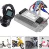 Triciclos elétricos Controlador sem escova 1000W Universal 36V 48V High Power Aluminium Shell 3 Modo LCD Conjunto para motocicletas elétricas triciclos