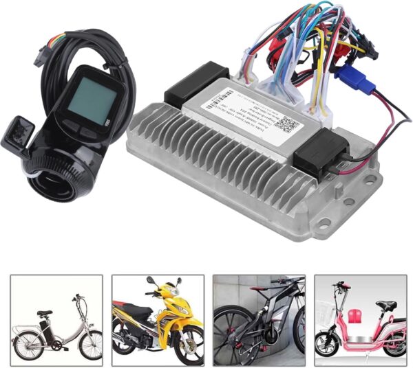 Triciclos elétricos Controlador sem escova 1000W Universal 36V 48V High Power Aluminium Shell 3 Modo LCD Conjunto para motocicletas elétricas triciclos
