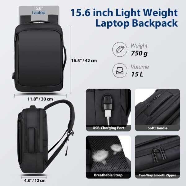 Mochila Executiva Impermeavel De Notebook Para Feminina/Masculina De Até 15,6"