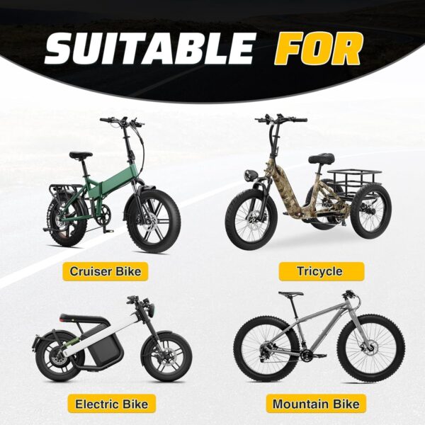 E Bike 20/26x4.0 Pneu gordo 20 x 4 Pneu gordo 20x4 Pneu de bicicleta 1 pacote resistente ao desgaste de alto desempenho resistente ao desgaste E-Bike Mountain Snow Bike, pneus de bicicleta