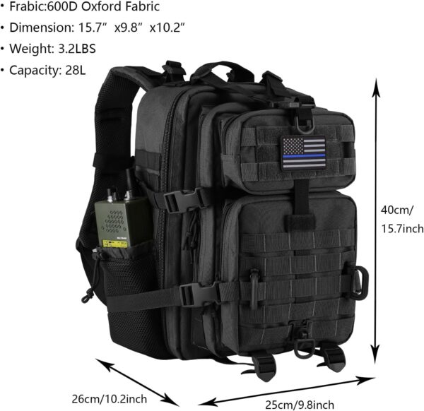 71H2ilVDbL._AC_SL1500_.jpg Mochila tática militar Tbp-01 Hannibal TacticalUnisex Adulto