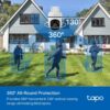 Camera de Segurança wifi Externa TP-Link Tapo C500, Color Night Vision(New), 1080p Full HD, 360° de Alcance, Visão Noturna, a prova d´água IP65, Áudio de Duas Vias, Compatível com Alexa, 512G