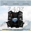 Azarxis Mochila de hidratação para caminhada, corrida, 10 L, colete para mulheres, homens, leve, ciclismo, trilha, corrida, corrida