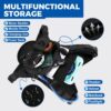 Criuage Mochila De Hidratação Usa Original Patenteada Para Corrida, Leve Com Bolsa Peito E Água 2,0 L, Caminhadas, Ciclismo, Corrida Maratona, Mulheres Homens (Preto V2, Padrão)