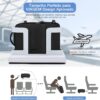 Mochila De Viagem Grande Impermeável, Com Porta Usb, Compartimento Para Sapatos, Bolsa Para Objetos úmidos, Mochila Para Notebook, Mochila Feminina