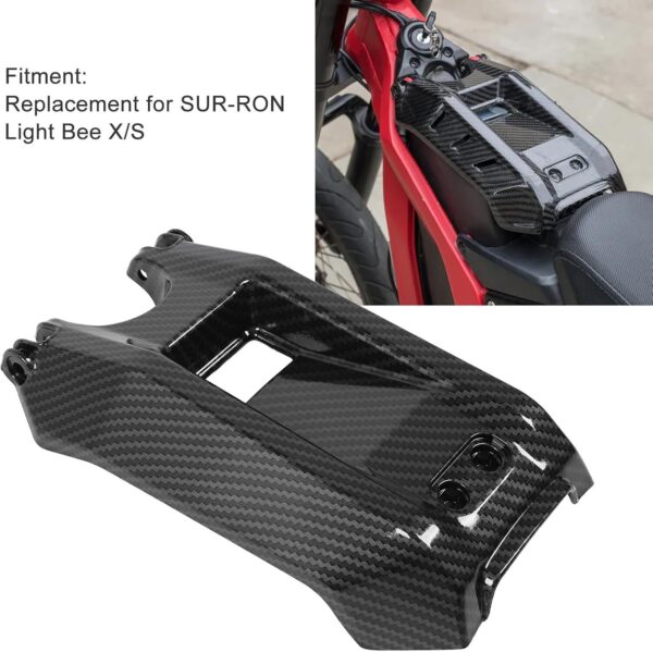 71L8oFWRPsL._AC_SL1500_.jpg Tampa da bateria, tampas de bateria elétrica de bicicleta sujeira, guardas de bateria de padrão de fibra de carbono para bicicleta de sujeira de eletrice do motorcross