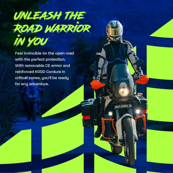 71LHxteuUhL._AC_SL1500_.jpg HWK Jaqueta de motocicleta para homens e mulheres escorpião com tecido Cordura para motociclismo Enduro Motocross