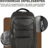 71LMg2RwiPL._AC_SL1200_.jpg Mochila Executiva Impermeável Em Couro Sintético - Para Trabalho, Escola, Faculdade e Viagens