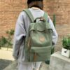 Mochilas Feminina Estilo Casual Leve Lona Escolar Bolsa Faculdade Viagem Moda Simple