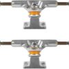 Independent T-Hanger Caminhões de skate prateados - Gancho de 109 mm Eixo de 6,9 polegadas (conjunto com 2)