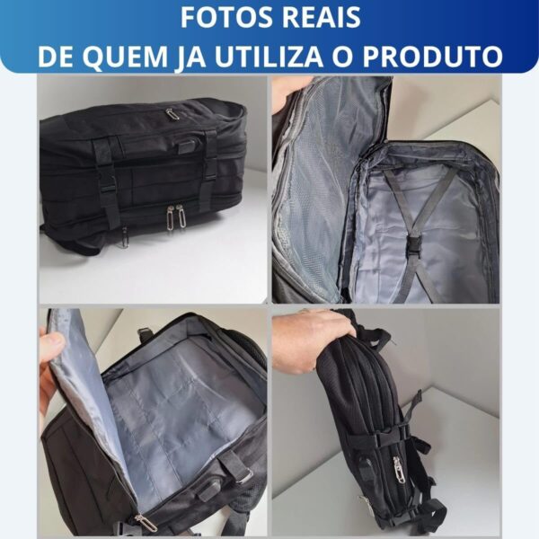 71M7Y8eyKQL._AC_SL1200_.jpg Mochila, Feminina, Masculina, Viagem, Expansível, Notebook, Mala Mão, Impermeável, Academia, Grande, Preta, Cinza, Rosa, Compacta, Academia, Executiva, Compacta