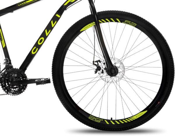 Colli Bike, Bicicleta Nantes, Aro 29, Freios a Disco Dianteiro e Traseiro, 36 Raias, 21 Marchas, Tam.Quadro 19", Suspensão Dianteira Garfo Rígido