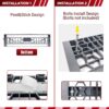 71NzzArDCiL._AC_SL1500_.jpg ROBLOCK Rampas de Cadeira de Rodas Destacáveis de 1 Polegada para Degraus de Entrada Em Casa, Rampas de Porta Modulares Portáteis para Portas E Carros, Capacidade de Carga de 3.000 Libras, 2 Peças