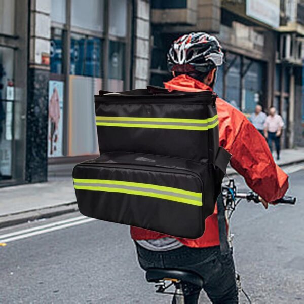 71Oq0HZ9GYL._AC_SL1500_.jpg Mochila para Entrega de Comida, Bolsa à Prova de Vazamento para Pizza, para Carro, Restaurantes de Comida Quente/fria