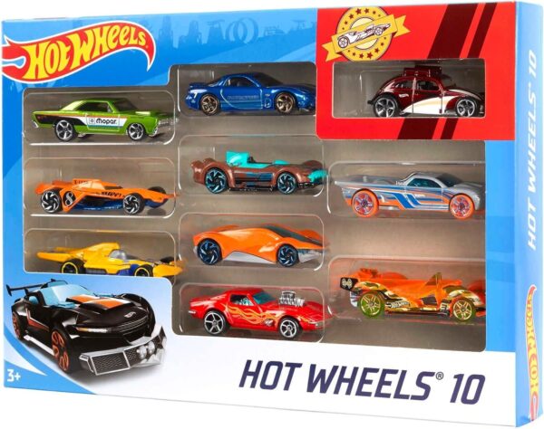 71P3c42X5ML._AC_SL1500_.jpg Hot Wheels Diecast Veículo de Brinquedo Pacote Surpresa 10 carros para crianças a partir de 3 anos