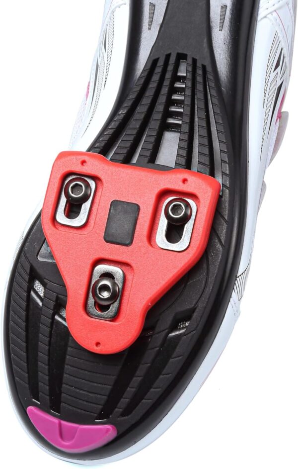 71QKNkhVH0L._AC_SL1500_.jpg Patavinity Sapatos femininos de ciclismo para bicicleta e bicicleta+ com chuteiras compatíveis com Delta