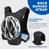 Criuage Mochila De Hidratação Usa Original Patenteada Para Corrida, Leve Com Bolsa Peito E Água 2,0 L, Caminhadas, Ciclismo, Corrida Maratona, Mulheres Homens (Preto V2, Padrão)