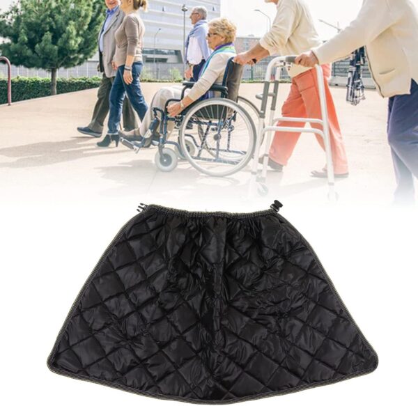 71QlIR3NCAL._AC_SL1500_.jpg Cobertor De Cadeira De Rodas Reutilizável Para Scooter De Mobilidade E Scooter Elétrico, Aquecedor De Cadeira De Rodas De Fibra De Poliéster Macio E Quente à Prova De Vento Para Idosos