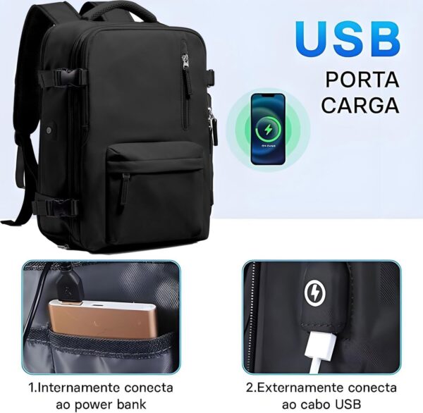 71QmiQCaqrL._AC_SL1500_.jpg Romantic Crown Mochila de Viagem Expansivel Avião Grande Feminina,Mochila Executiva Masculina Impermeável Reforçada para Notebook,Casual Esportes Hiking Escola Presente