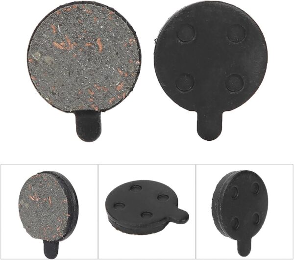 71Ricao57L._AC_SL1500_.jpg Dioche Almofada de Rotor de Disco de Freio Semimetálico de Cobre Vermelho 4 Pares de Pastilhas de Freio de Scooter de Alto Desempenho Peças de Reposição para Scooter Elétrica de 10