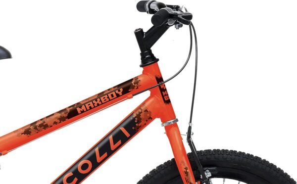 71U76Yt6b4L._AC_SL1500_.jpg Colli Bike, Bicicleta Max Boy, Aro 20 Aero 36 Raias, freios V-Brake Dianteiro e Traseiro, Suporte de guidão Down Hill
