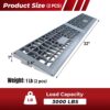 71UjvFUicL._AC_SL1500_.jpg ROBLOCK Rampas de Cadeira de Rodas Destacáveis de 1 Polegada para Degraus de Entrada Em Casa, Rampas de Porta Modulares Portáteis para Portas E Carros, Capacidade de Carga de 3.000 Libras, 2 Peças