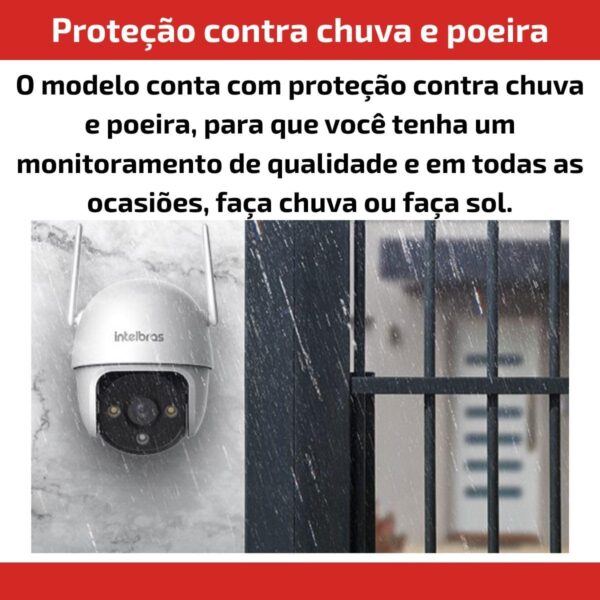 Câmera Wi-Fi 360° IM7 S Intelbras Externa IP66 + Cartão 64GB WD Purple