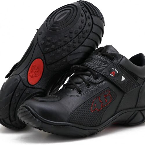 71ZiOnGJnKL._AC_SL1500_.jpg TENIS MOTOCICLISTA CASUAL URBANO TREKKING COURO 401 PRETO