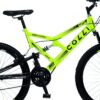 71aensUkLL._AC_SL1200_.jpg Colli Bike, Bicicleta GPS 148 Dupla Suspensão e Freios V-Brake, Aro 26 Aero, 36 Raias, 21 Marchas