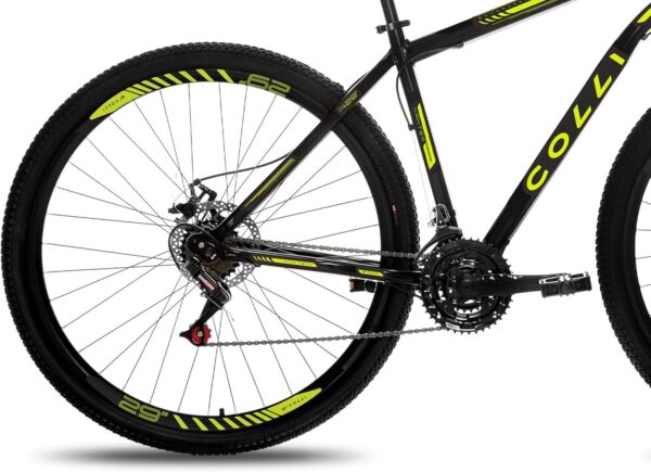 Colli Bike, Bicicleta Nantes, Aro 29, Freios a Disco Dianteiro e Traseiro, 36 Raias, 21 Marchas, Tam.Quadro 19", Suspensão Dianteira Garfo Rígido