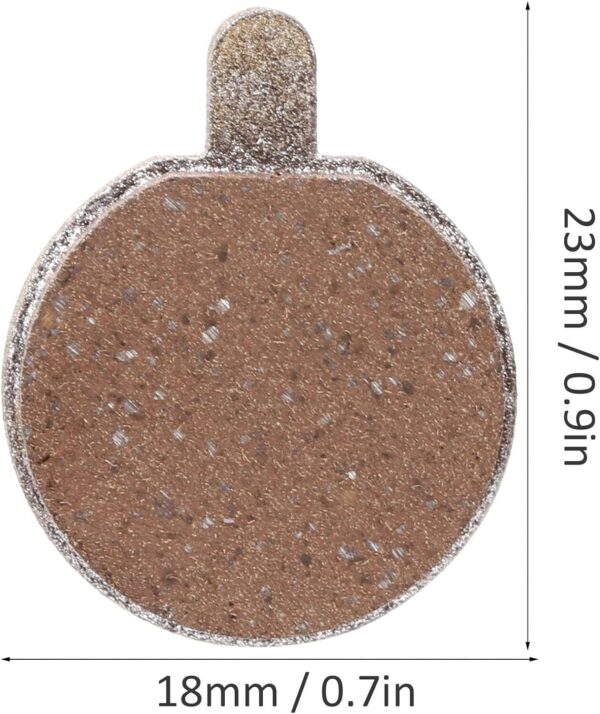 71aTnwAeSpL._AC_SL1500_.jpg Freio a Disco de Scooter Elétrico de Metal à Base de Cobre Universal de 10 Polegadas, Pastilha de Freio Leve e Silenciosa para a Maioria Dos Ambientes, 4 Pares para Peças de Reposição