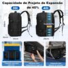71aZctK9-L._AC_SL1500_.jpg Romantic Crown Mochila de Viagem Expansivel Avião Grande Feminina,Mochila Executiva Masculina Impermeável Reforçada para Notebook,Casual Esportes Hiking Escola Presente