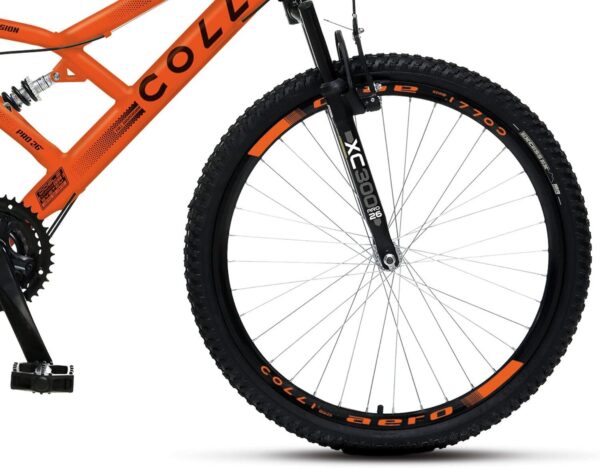 71anhWFiNkL._AC_SL1500_.jpg Colli Bike, Bicicleta GPS 148 Dupla Suspensão e Freios V-Brake, Aro 26 Aero, 36 Raias, 21 Marchas