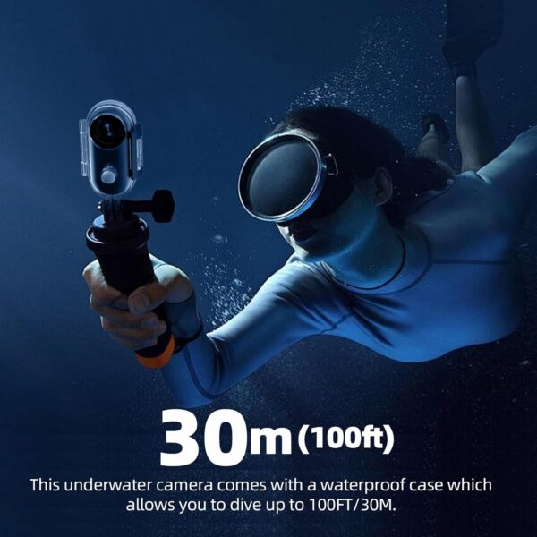 Mini câmera corporal 4K, câmera portátil de polegar POV, câmera de ação esportiva, gravação à prova d'água, câmera vestível, filmadora pessoal montada em capacete esportivo para ciclismo, vlogging de