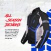 71cuGybbumL._AC_SL1500_.jpg HWK Jaqueta de motocicleta para homens e mulheres escorpião com tecido Cordura para motociclismo Enduro Motocross